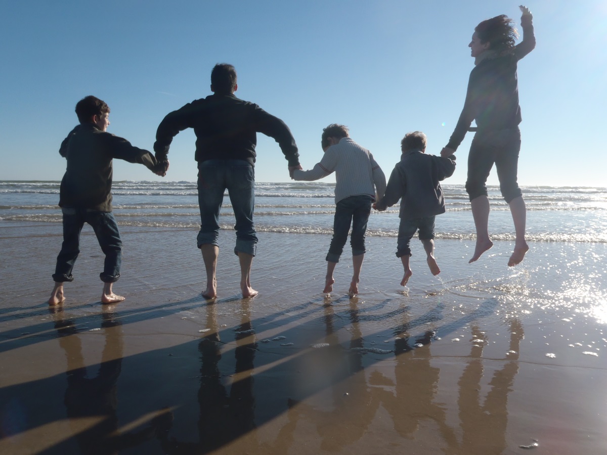 feest op het strand