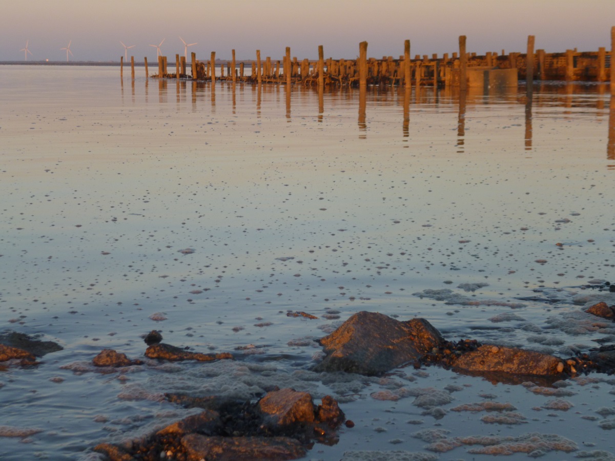 stille oceaan in aan de franse kust